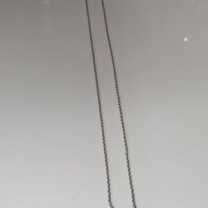 20" silver chain